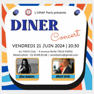 Lire la suite à propos de l’article Vendredi 21 Juin 2024 – Soirée conviviale