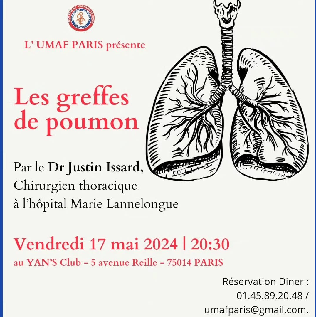 Lire la suite à propos de l’article Vendredi 17 Mai 2024 – Greffes de poumon (Pr J. Issard)